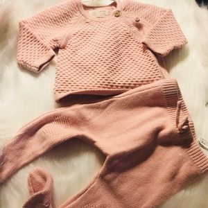 Zara knitwear baby set